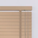 805604 Ξύλινες Περσίδες-Στόρια-50mm-Μπεζ Από Φυσικό Ξύλο