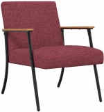 vidaXL Πολυθρόνα Κόκκινο 59 x 75 x 78 εκ ύφασμα
