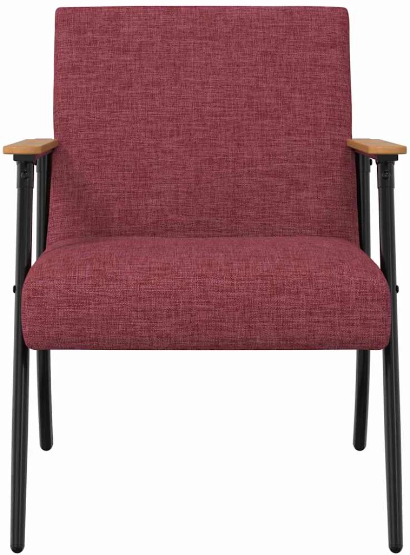 vidaXL Πολυθρόνα Κόκκινο 59 x 75 x 78 εκ ύφασμα