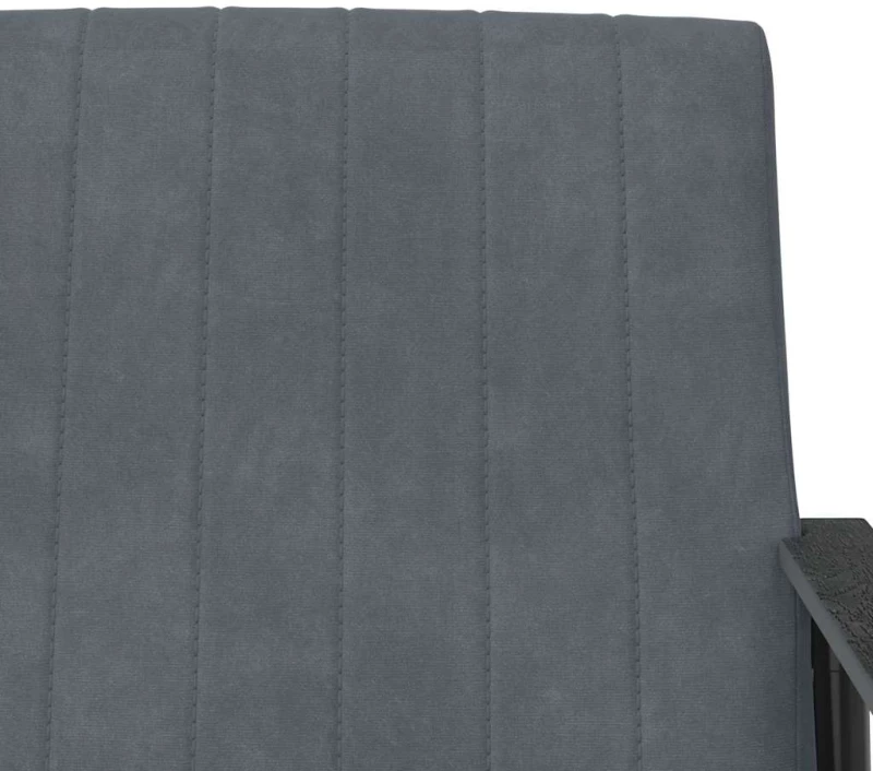 vidaXL Πολυθρόνα Σκούρο Γκρι 59 x 75 x 78 εκ Βελούδο