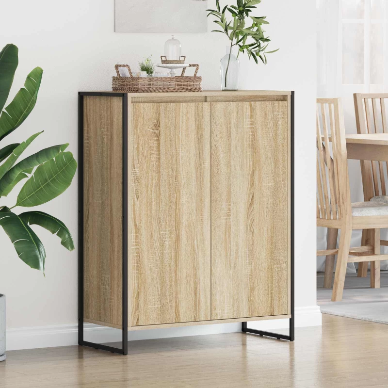 vidaXL Ντουλάπα Παπουτσιών Σονόμα 79 x 36 x 100 εκ. Επεξεργασμένο ξύλο