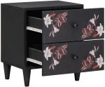 vidaXL Κομοδίνο 2 pcs Καφέ 40 x 33,5 x 46 εκ Στερεό ξύλο μάνγκο