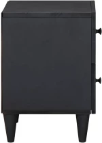 vidaXL Κομοδίνο 2 pcs Καφέ 40 x 33,5 x 46 εκ Στερεό ξύλο μάνγκο