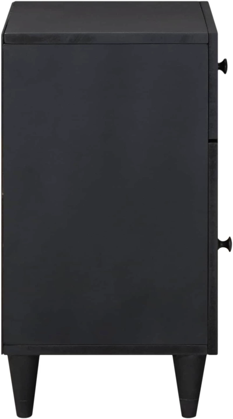 vidaXL Κομοδίνο Πολύχρωμο 50 x 33 x 60 εκ Στερεό ξύλο μάνγκο