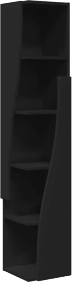 vidaXL Γωνιακό Ντουλάπι Λευκό 27,5x27x140εκ Επεξεργασμένο ξύλο