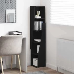 vidaXL Γωνιακό Ντουλάπι Λευκό 27,5x27x140εκ Επεξεργασμένο ξύλο