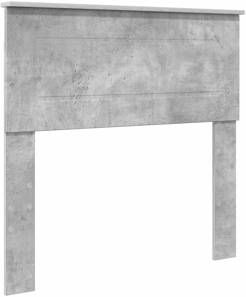 vidaXL Σκελετός Κρεβατιού Γκρι Μπετόν 75 x 190 cm Επεξεργασμένο ξύλο