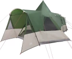 vidaXL Σκηνίτσα Teepee με στέγη Πράσινο 720 x 465 x 295 εκ