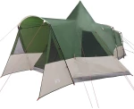 vidaXL Σκηνίτσα Teepee με στέγη Πράσινο 720 x 465 x 295 εκ