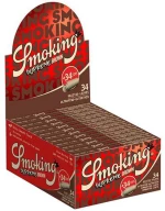 Smoking Χαρτάκια - Supreme Brown King Size 33φ. με Τζιβάνες - 24τεμ.