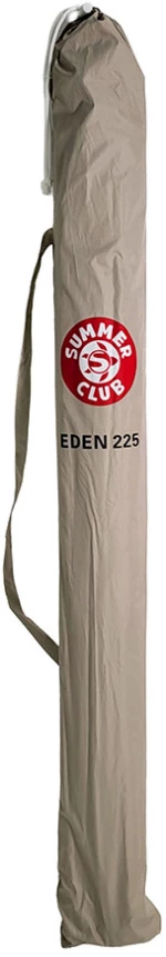 Ομπρέλα Eden 225cm Μαύρο/Μπεζ 18345