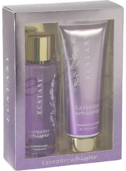 Ecstasy Set Lavender Whisper Body Mist 250ml & Body Lotion 236ml