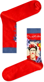 Γυναικείες Κάλτσες Frida Kahlo Red