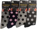 Γυναικείες Καθημερινές Κάλτσες 4 Pack Multicolor S-2622