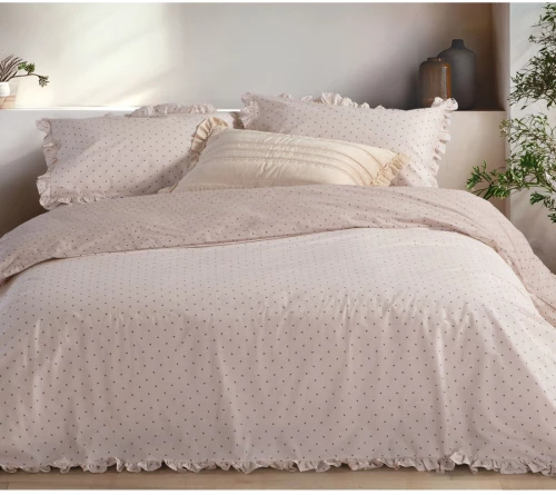 ΣΕΝΤΟΝΙΑ KING SIZE ΣΕΤ 4ΤΕΜ (PIOMBINO BEIGE) - NEF NEF PIOMBINO BEIGE / 100% ΒΑΜΒΑΚΙ