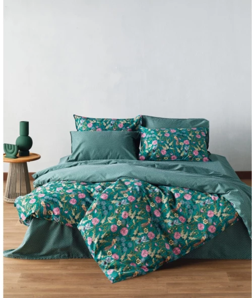 ΠΑΠΛΩΜΑΤΟΘΗΚΗ ΥΠΕΡΔΙΠΛΗ ΣΕΤ 3ΤΕΜ (APERRY) - KENTIA APERRY / 100% ΒΑΜΒΑΚΟΣΑΤΕΝ