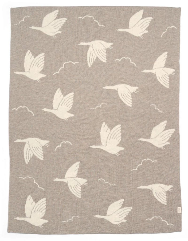 Mamas & Papas Κουβέρτα Πλεκτή 70x90εκ. WTTW Duckling Mocha