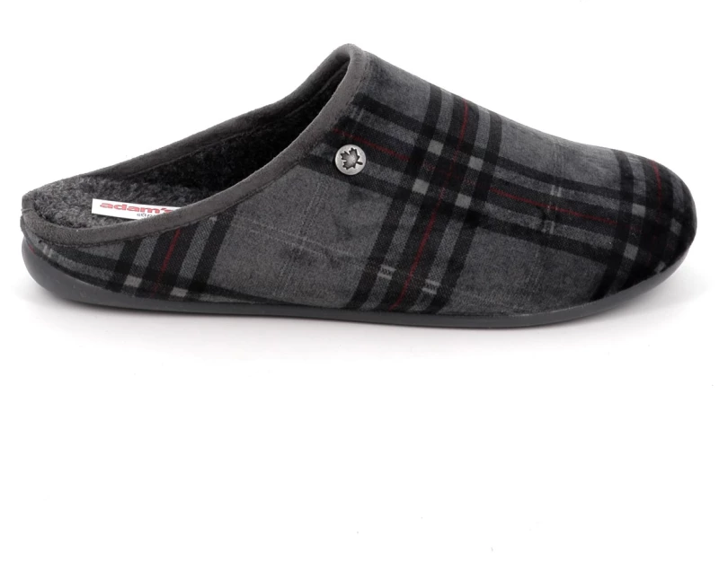 Ανδρική Παντόφλα Adam's Χρώματος Γκρι 739-25504-19.3
