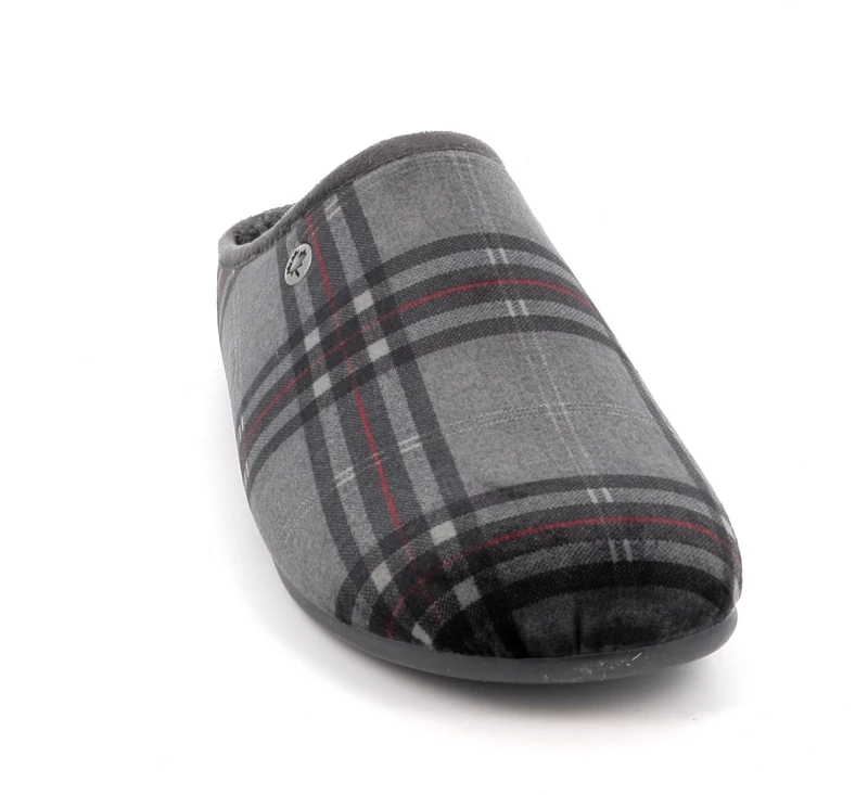 Ανδρική Παντόφλα Adam's Χρώματος Γκρι 739-25504-19.3