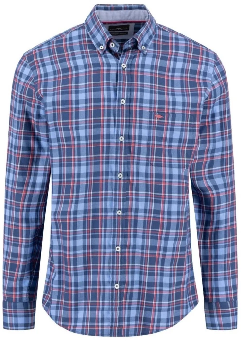 ΠΟΥΚΑΜΙΣΟ FYNCH-HATTON SUPERSOFT COTTON 4052-66267468, Χρώμα BERRY