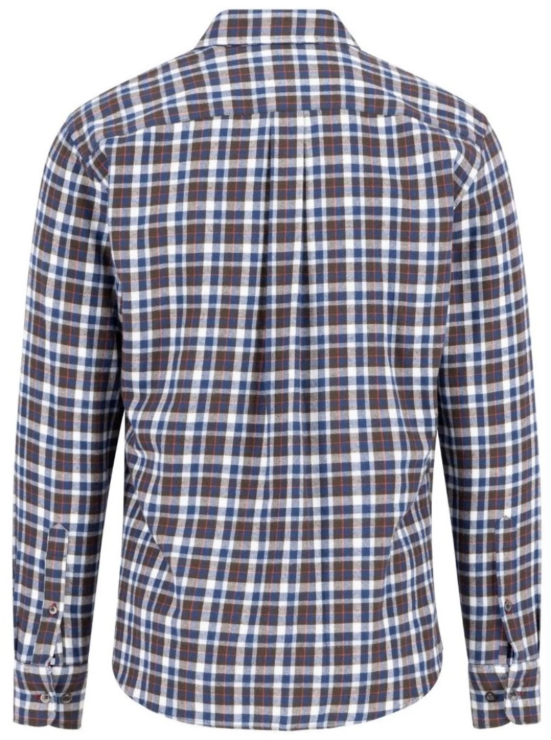 ΠΟΥΚΑΜΙΣΟ FYNCH-HATTON Premium Flanne 4065-66272324, Χρώμα BROWN