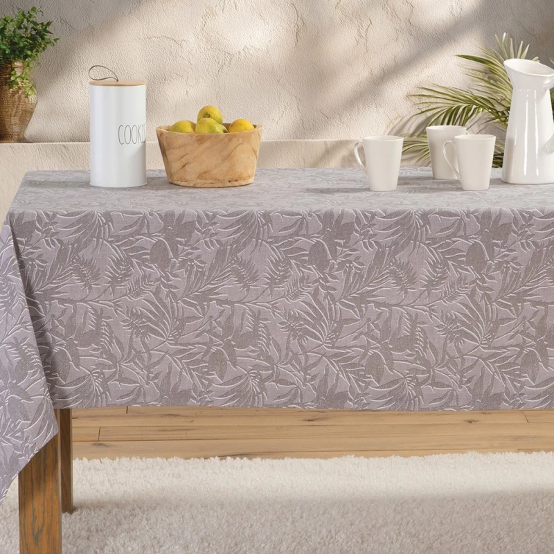 Τραπεζομάντηλο Αλέκιαστο Dazier Grey Nef-Nef Homeware 140X240 100% Βαμβάκι
