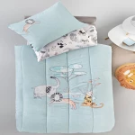Πάπλωμα Παιδικό Zootopia Aqua Grey Guy Laroche Μονό 160x220cm 100% Microsuede
