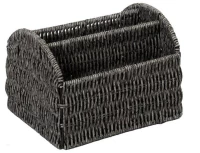Καλάθι Με 3 Διαχωριστικά KOD214 19x16x13cm Grey Espiel Ψάθα
