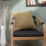 Μαξιλάρι Διακοσμητικό (Με Γέμιση) Basic 15 Olive Teoran 50X50 Βαμβάκι-Πολυέστερ