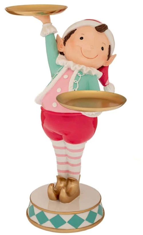 Χριστουγεννιάτικη Διακοσμητική Φιγούρα Ξωτικού 91161 22,5x20,5x33cm Multi