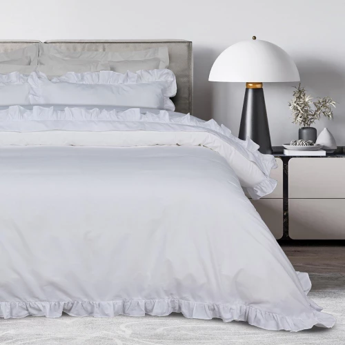 Σεντόνια Daily 3174 (Σετ 4τμχ) White Das Home Υπέρδιπλo 240x270cm 100% Βαμβάκι