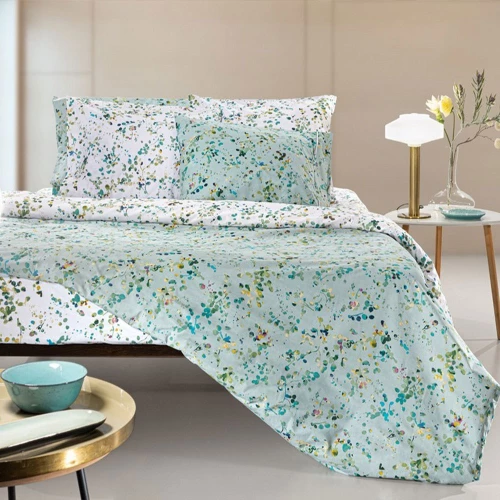 Σεντόνια Carmel Με Λάστιχο (Σετ 4τμχ) Mint Guy Laroche Υπέρδιπλo 170x232cm 100% Βαμβάκι