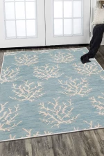 Χαλί Els1892 599HFT2544 Light Blue-Beige Conceptum Hypnose 80X150cm