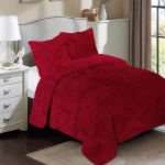 Κουβέρτα Coral Fleece Solid 04 Bordeaux DimCol Υπέρδιπλo 220x240cm Πολυέστερ