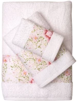 Πετσέτες 3002 (Σετ 3τμχ) White Anna Riska Σετ Πετσέτες 70x140cm 100% Βαμβάκι