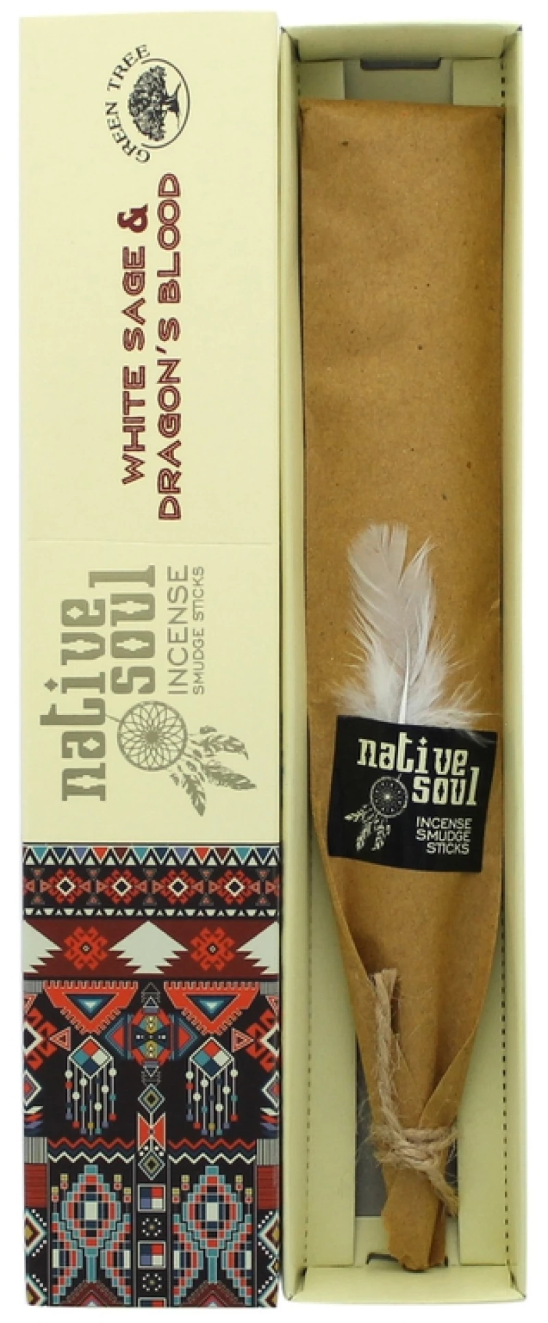 Aρωματικά Στικ Native Soul με Άρωμα White Sage και Dragon' s Blood 15g