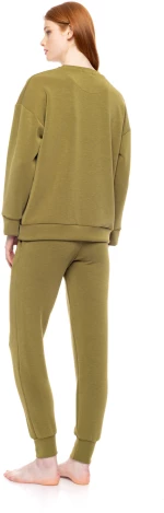 Γυναικεία φόρμα Pink Label - Λαδί - Modal - Regular Fit