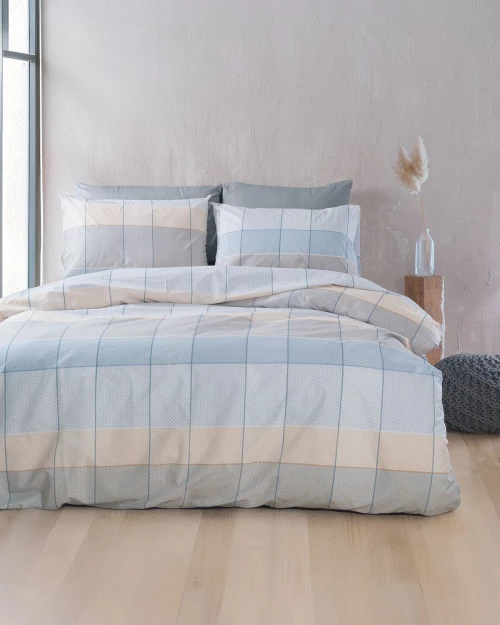 COLETTE ΓΚΡΙ ΓΑΛΑΖΙΟ - ΣΕΤ ΠΑΠΛΩΜΑΤΟΘΗΚΗ NEXT ΗΜΙΔΙΠΛΟ (160X250)