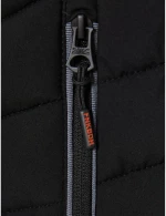 FUNKY BUDDHA Ανδρικό μαύρο καπιτονέ μπουφάν FBM012-001-01 BLACK