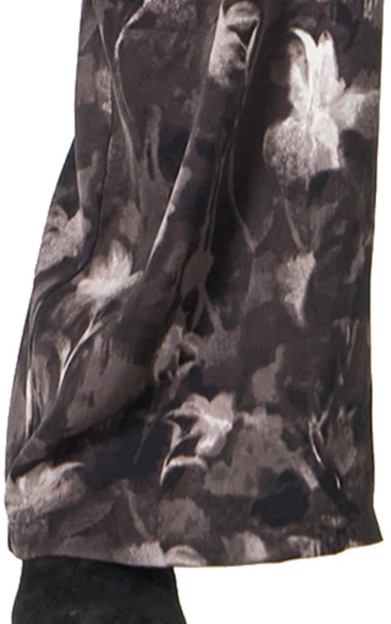ANNA RAXEVSKY Γυναικεία γκρί φλοράλ παντελόνα T25205 GREY