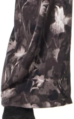 ANNA RAXEVSKY Γυναικεία γκρί φλοράλ παντελόνα T25205 GREY