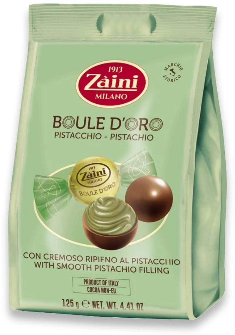 Σοκολατάκια Με Φυστίκι Zaini Boule D'oro Pistachio