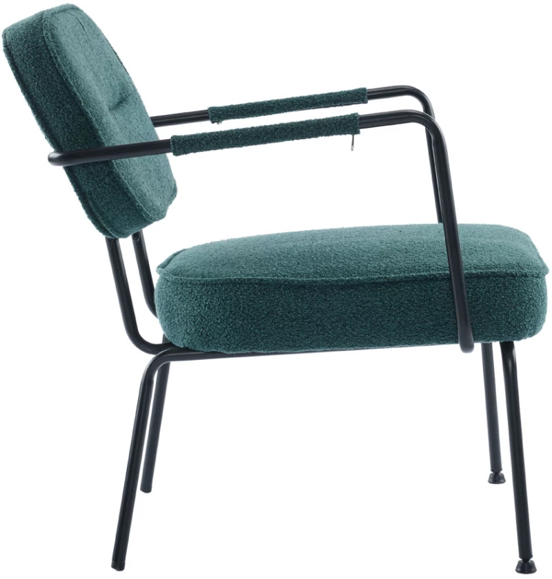 LIBERTA PRISLEY ΠΟΛΥΘΡΟΝΑ PETROL 73x66x78cm