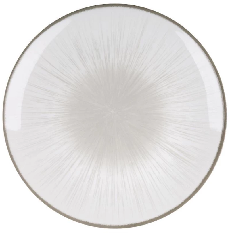 ΠΙΑΤΕΛΑ ΣΤΡΟΓΓΥΛΗ 31cm WATER LILY 24336-64/GREY - ORIANA FERELLI®
