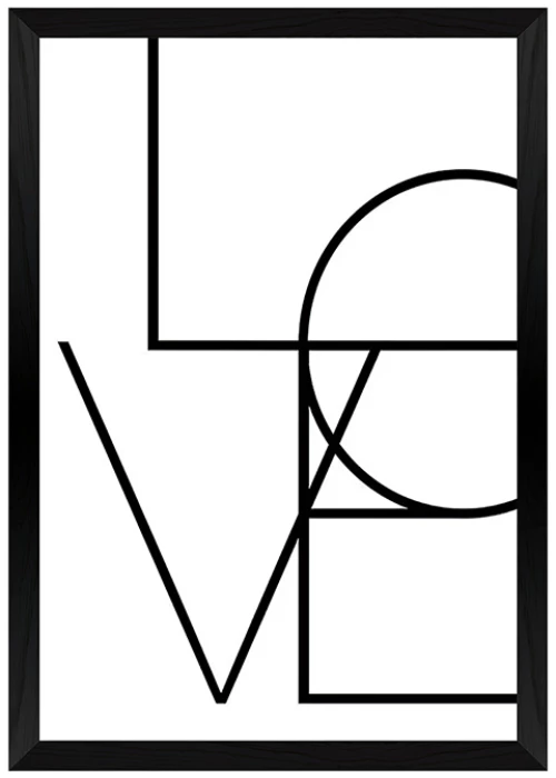 Πίνακας Amora pakoworld με ψηφιακή εκτύπωση και πλαίσιο 33x1.5x48εκ