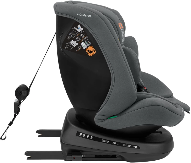 Kikka Boo Car seat 40-150 cm i-Defend i-SIZE Grey 31002100108
