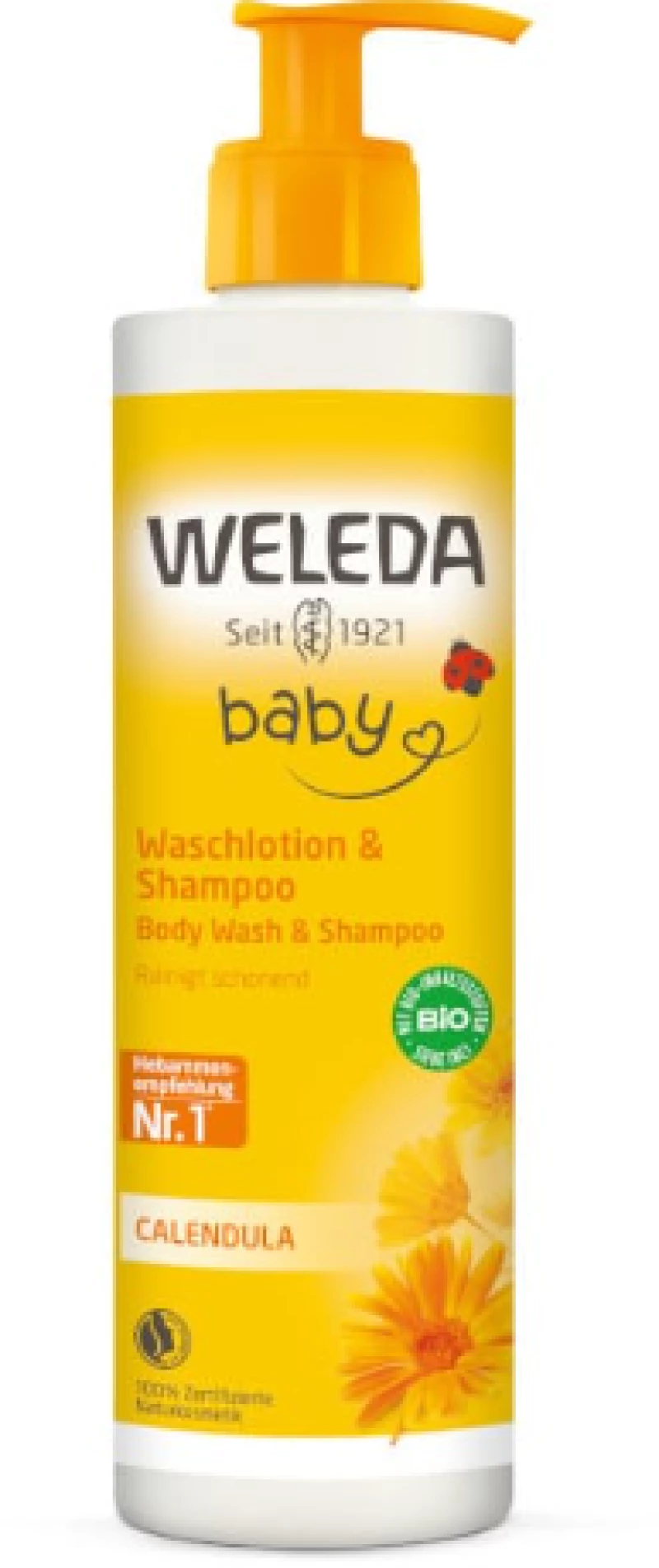 Weleda Σαμπουάν & Αφρόλουτρο καλέντουλας 400ml 5765