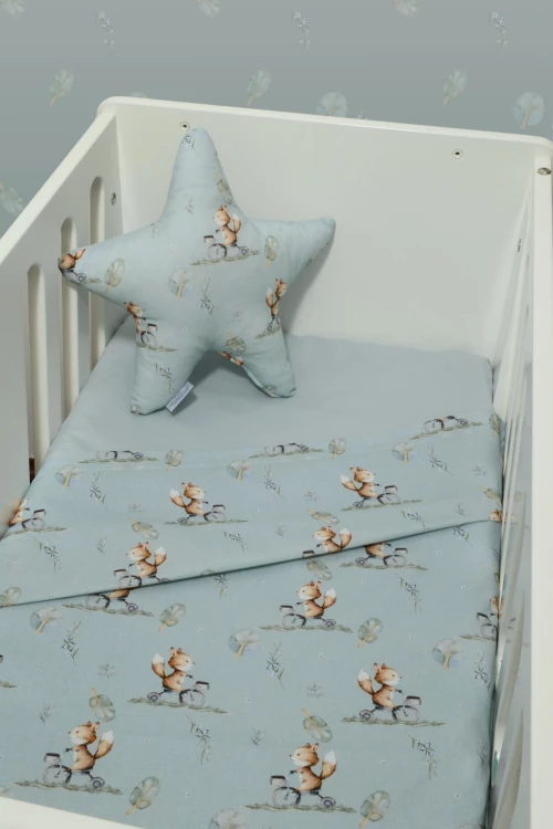 Baby Oliver Σεντόνια Λίκνου Σετ 2τεμ 75x110 46-6704/429