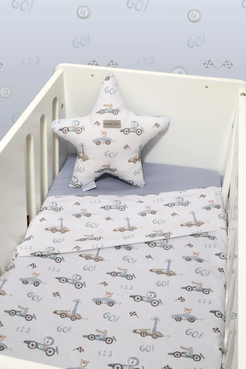 Baby Oliver Σεντόνια Λίκνου Σετ 2τεμ 75x110 46-6704/421