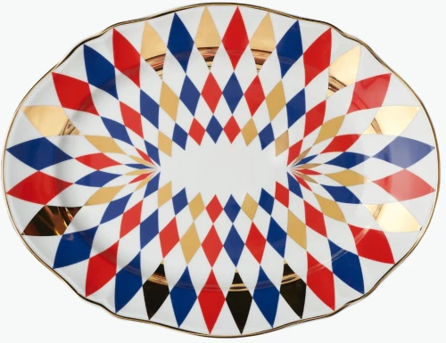 Πιάτο Φαγητού από Πορσελάνη Bitossi Frameworks Porcelain Oval Platter